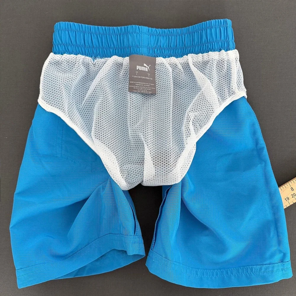 Puma Boys Blue Swim Trunks NWT 6T
